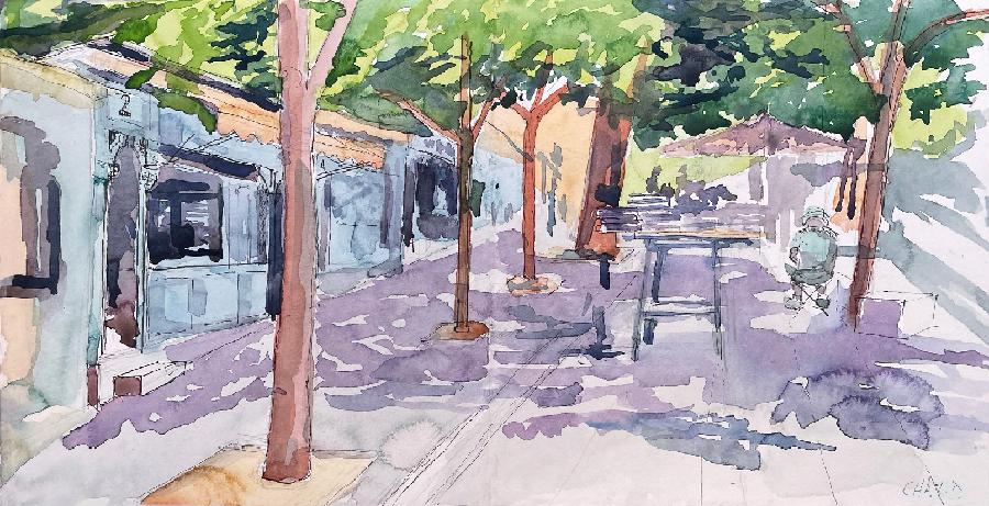 The Watercolor Atelier
Welcome to my atelier. On this website, you can purchase my watercolors — available as original pieces or high-quality reproductions on watercolor paper. You can choose the format that suits you best. Shipping is easy and fast, as the artworks are sent unframed, keeping them light and safe to deliver. Feel free to browse the collection and order whatever you like. You also have the option to request a custom watercolor: just send me a photo, I’ll create a sketch, and you’ll receive the finished original artwork within a few days.