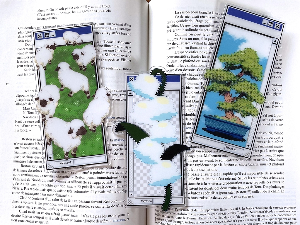 BOOKMARKS.exe: Does AI dream of virtual sheeps? A collection of bookmarks with a Y2K vibe.