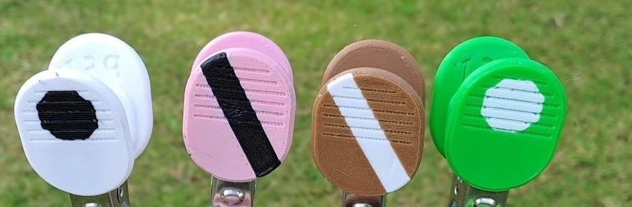 Secondary colours with markings