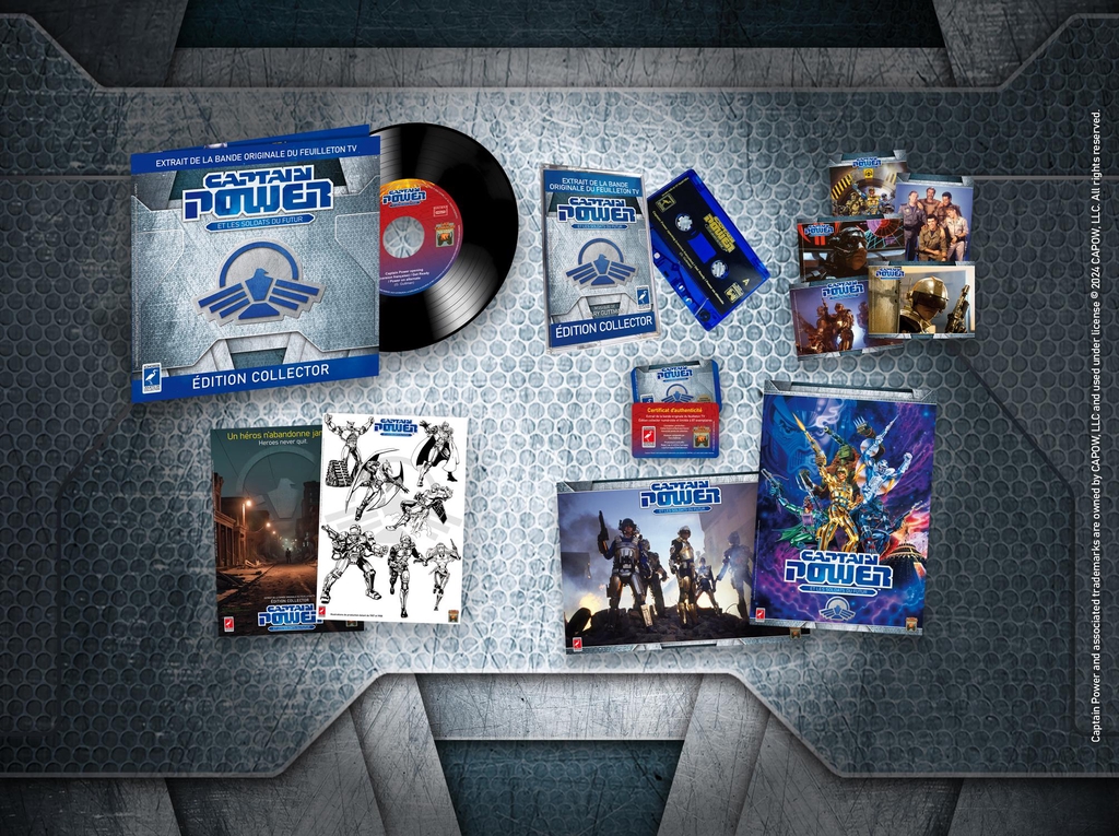 Captain Power et les soldats du futur – Édition collector | 45T et K7 audio