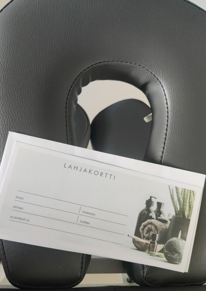 Tervetuloa lahjakortti hankinnoille!