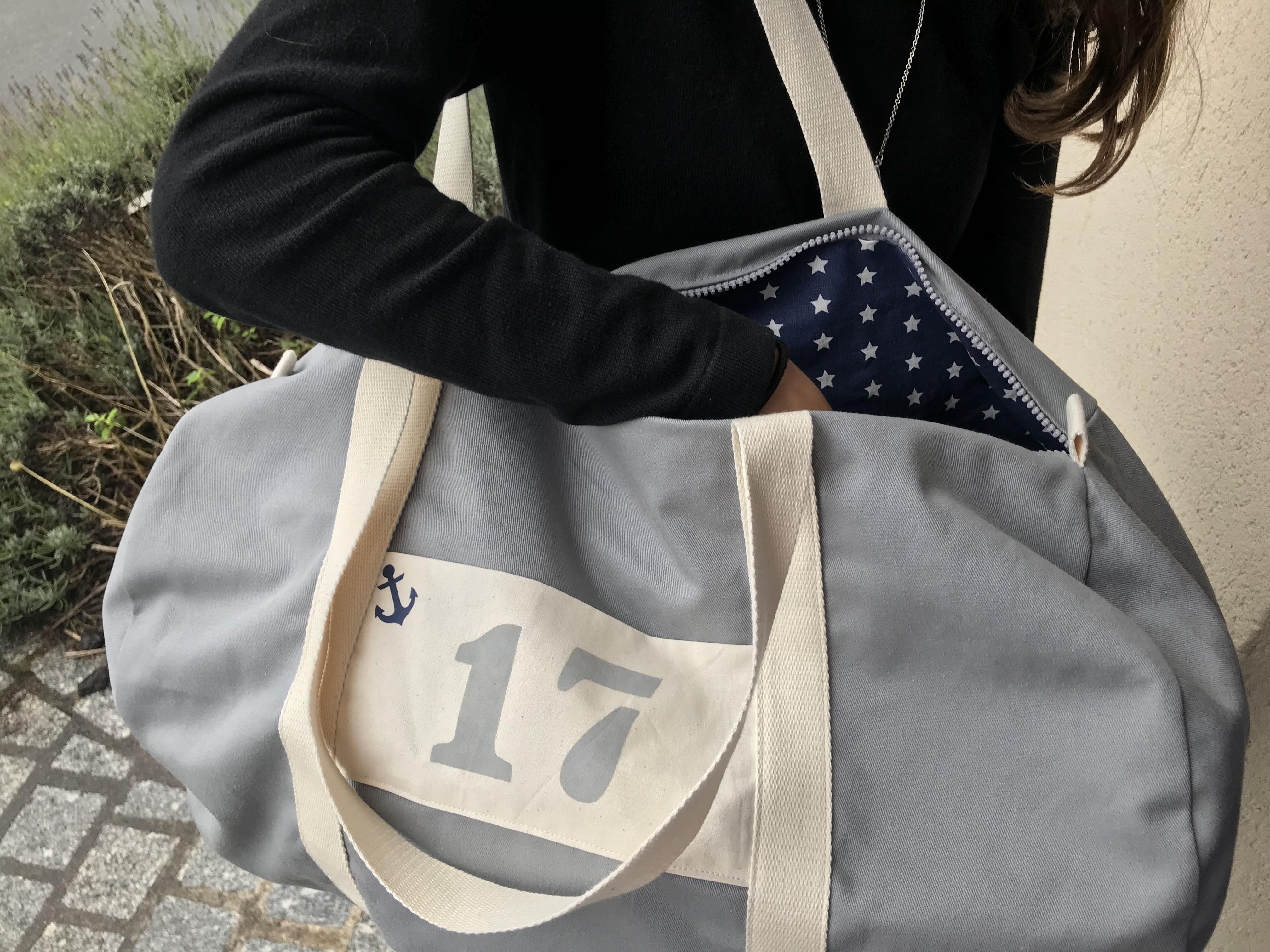 sac polochon avec numéro de département