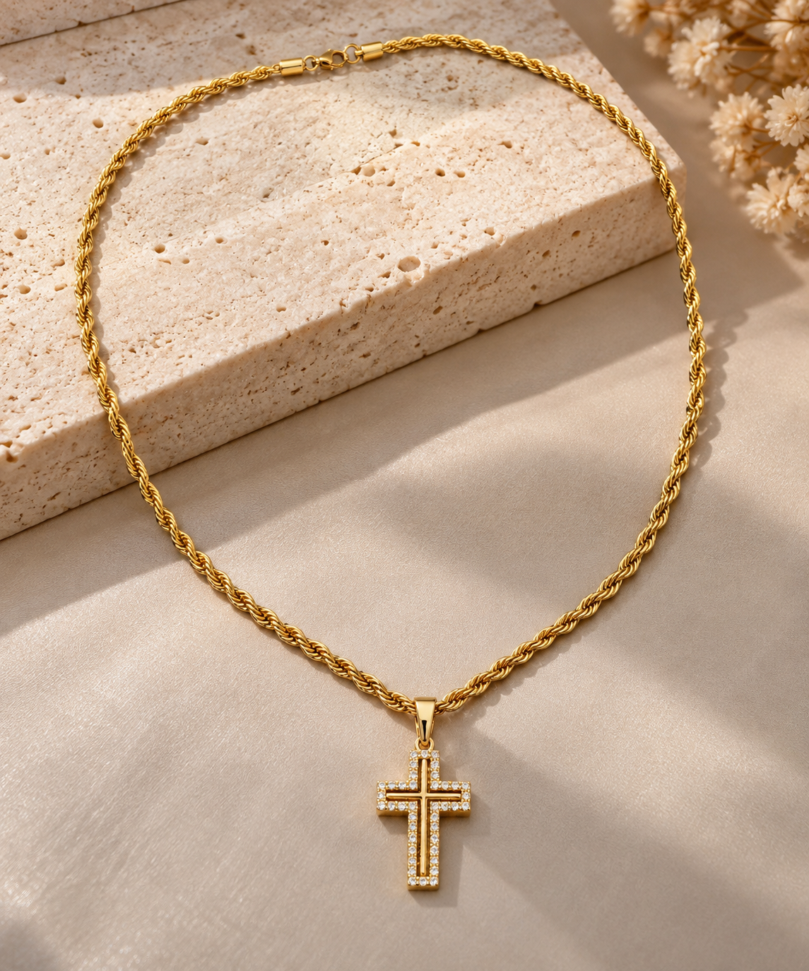 Collier doré homme – Collection Sohely Jewelry