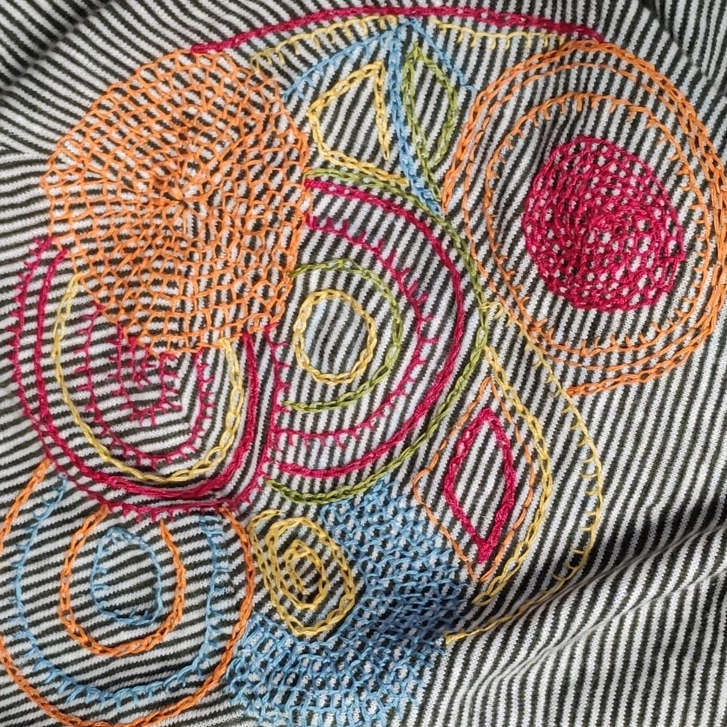 Collection SPORTSW’UP – Le sportswear engagé
SPORTSW’UP réinvente le vêtement sportif à travers l’upcycling et l’artisanat local. Pensée pour les corps en mouvement et les esprits engagés, cette collection allie confort, style et responsabilité.
Chaque pièce est conçue à partir de textiles techniques revalorisés, puis sublimée par des finitions créatives comme le feutrage à l’aiguille ou la broderie faite main. Le résultat : un sportswear unique, fonctionnel et porteur de sens.
Bouger avec conscience, s’habiller avec audace – voilà l’esprit SPORTSW’UP.
