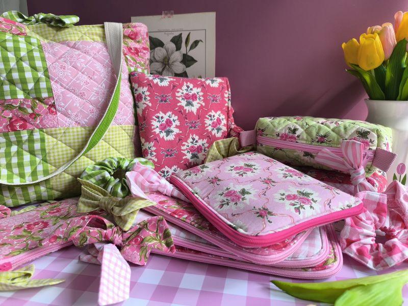 Les Jardins de Breteuil, collection rose et verte, vitaminée et florale