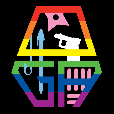 Oxford Guild of Assassins pride logo