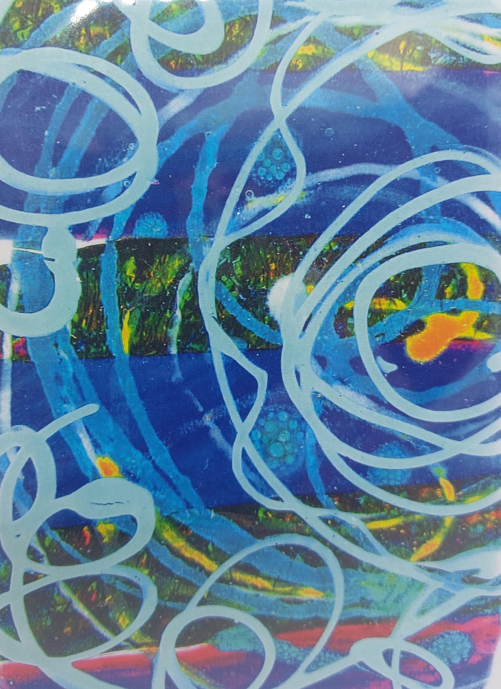 Silver and glass jewellery individually made by artist