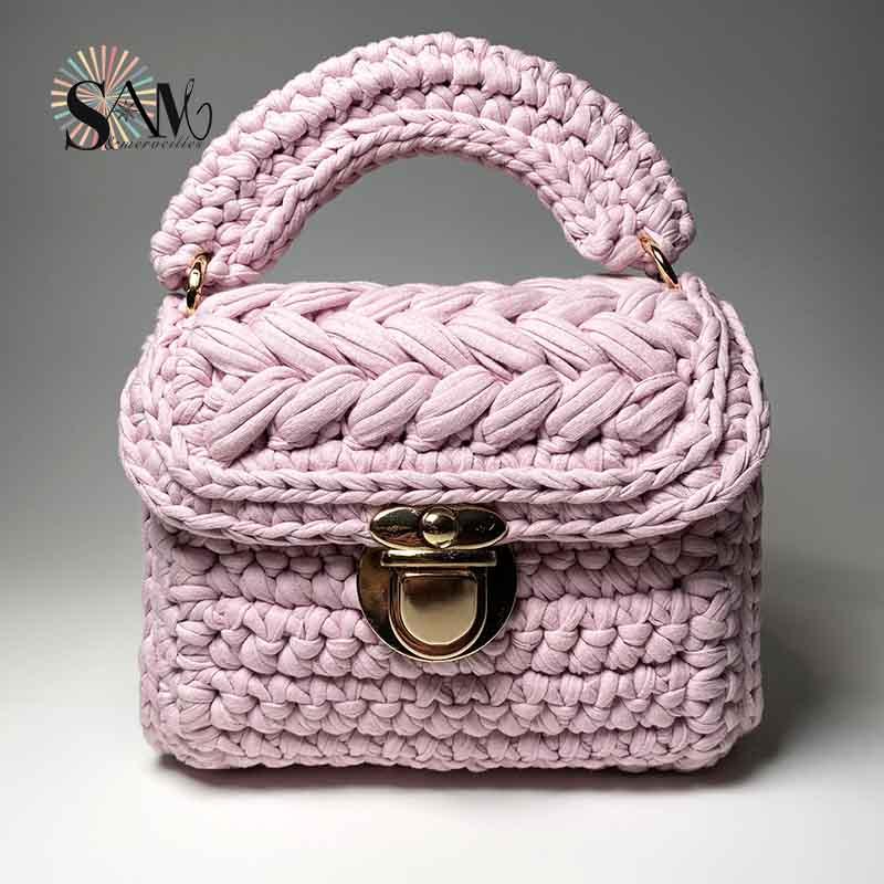 Entretien des sacs au crochet en fil recyclé, T-shirt, T-shirt yarn