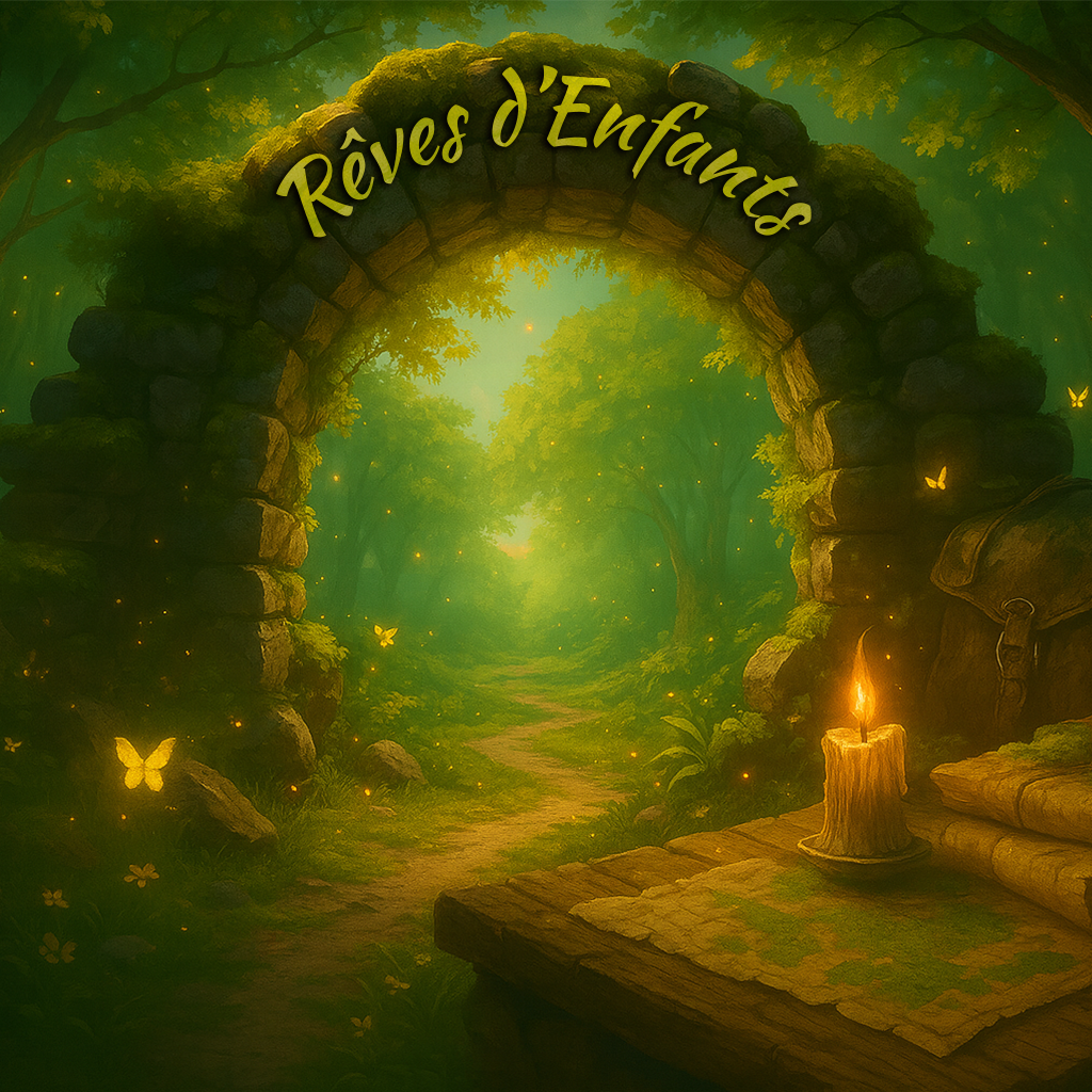 Arche de pierre vers forêt enchantée – collection jeunesse Rêves d’Enfants de L.P. Hidoux