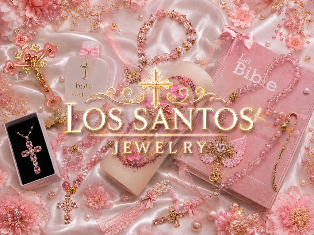 Chapelets Chrétiens Catholiques et bijoux bougies coffrets dizainiers bracelets Los Santos Jewelry