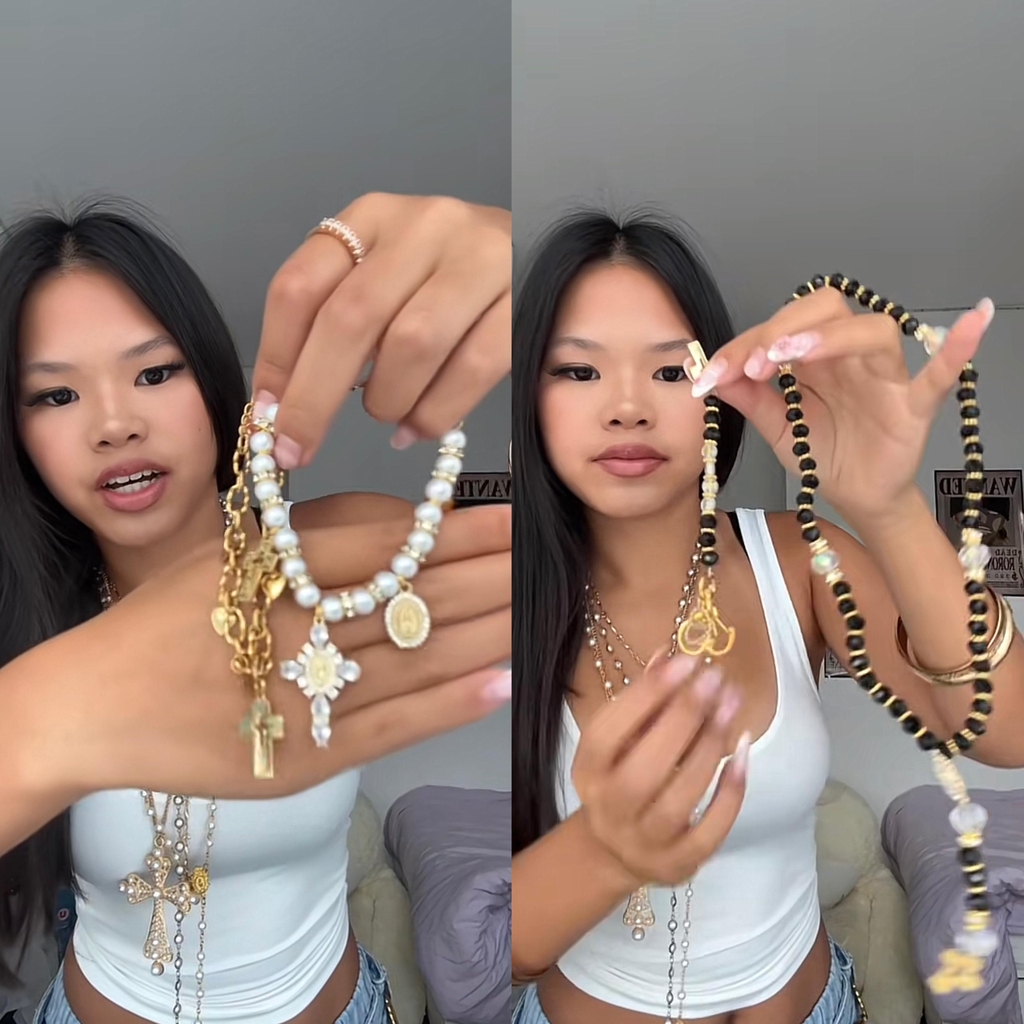 Les colliers charms en acier inoxydable Los Santos Jewelry. Avec les retours clients 