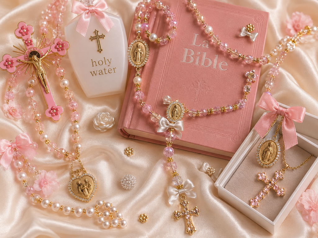 Chapelets Chrétiens Catholiques et bijoux bougies coffrets dizainiers bracelets Los Santos Jewelry