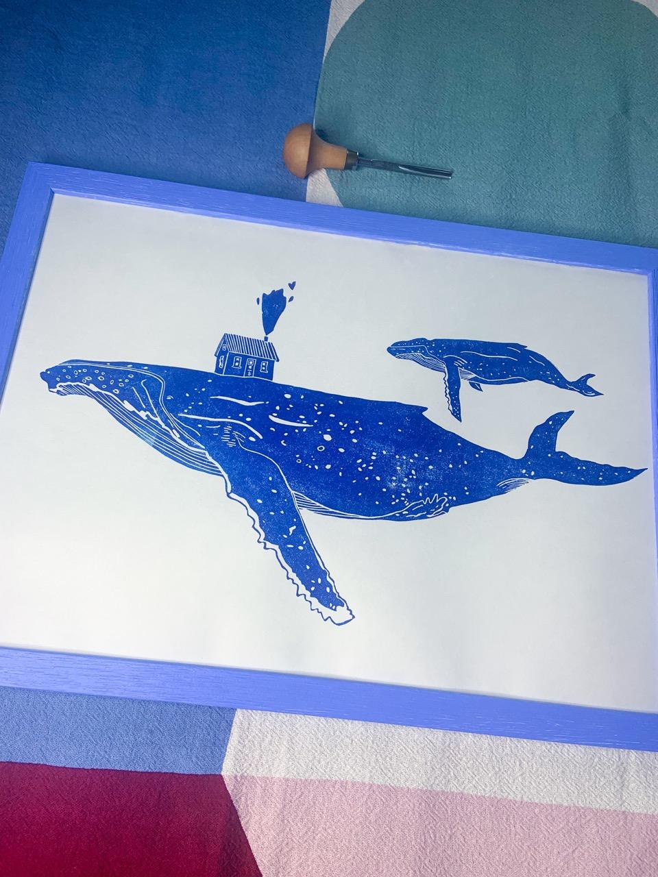 Les linogravures A3 sont des linogravures réalisées à la main en France par Audrey Jaillard, Clapotis Sauvage. Ces gravures sont pleines de douceur, de nature et de poésie.