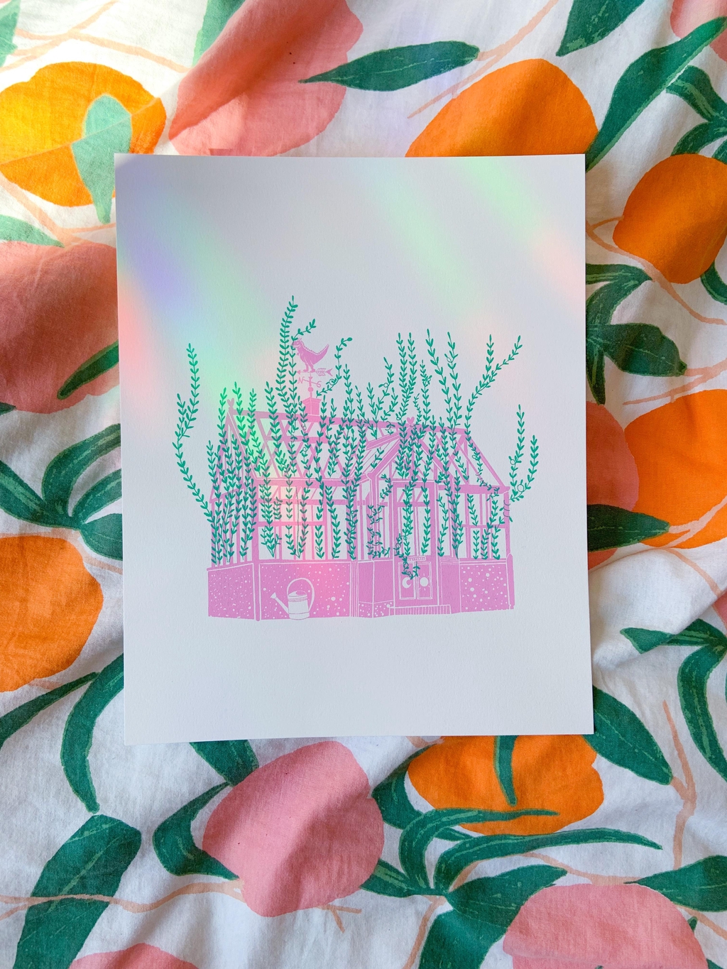 Des sérigraphies réalisées à la main en France par Audrey Jaillard, Clapotis Sauvage. Ces sérigraphies sont pleines de douceur, de nature et de poésie.