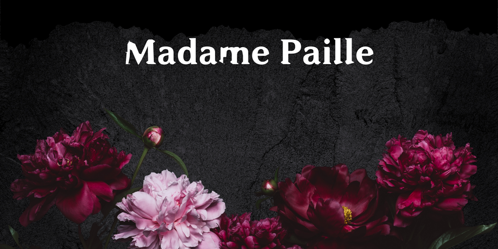 Créations textiles brodées faites main, pièces uniques et séries limitées. Madame Paille.