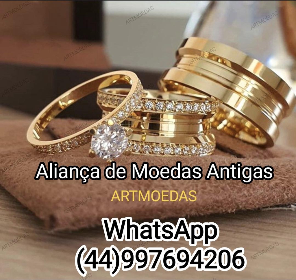 Aliança de casamento feita em moeda antigas 
Alianças durável 
Alianças com garantia eterna 
Alianças prá toda vida 
Aliança não desbota 
Aliança não descasca 
Aliança não fica preta 
Aliança com forro em aço inox 
Aliança diamantada 
Aliança com pedras 
Aliança com zinconia 
Aliança com strass 
Aliança baratas de qualidade/ 
Aliança durável/
Aliança para todos os momentos 

