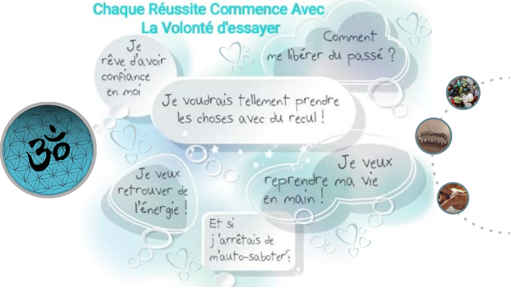 Accompagnement au Mieux-être
Thérapeute Holistique,
 mes Valeurs : Intégrité, Individualité et Magie Sacrée 