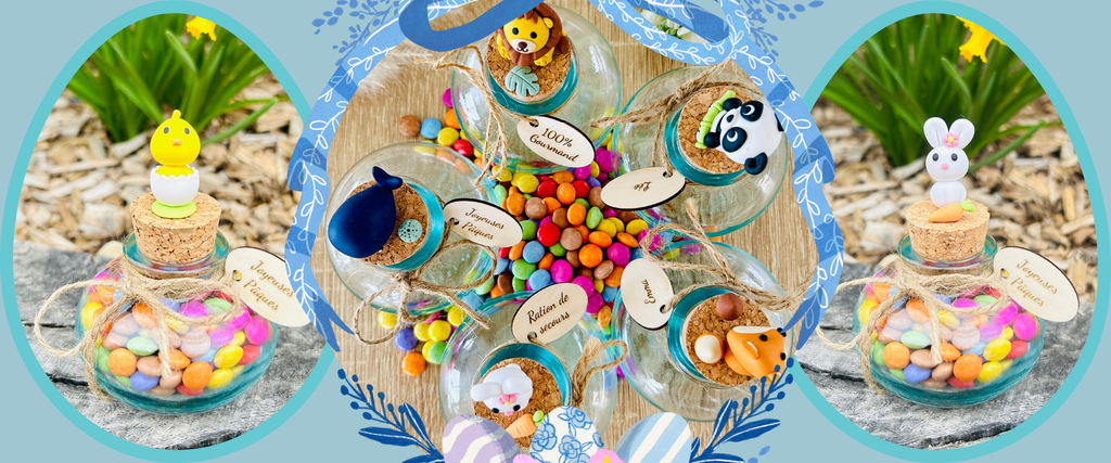 Collection de Pâques bonbonnières rechargeables pour enfants Hévaé
