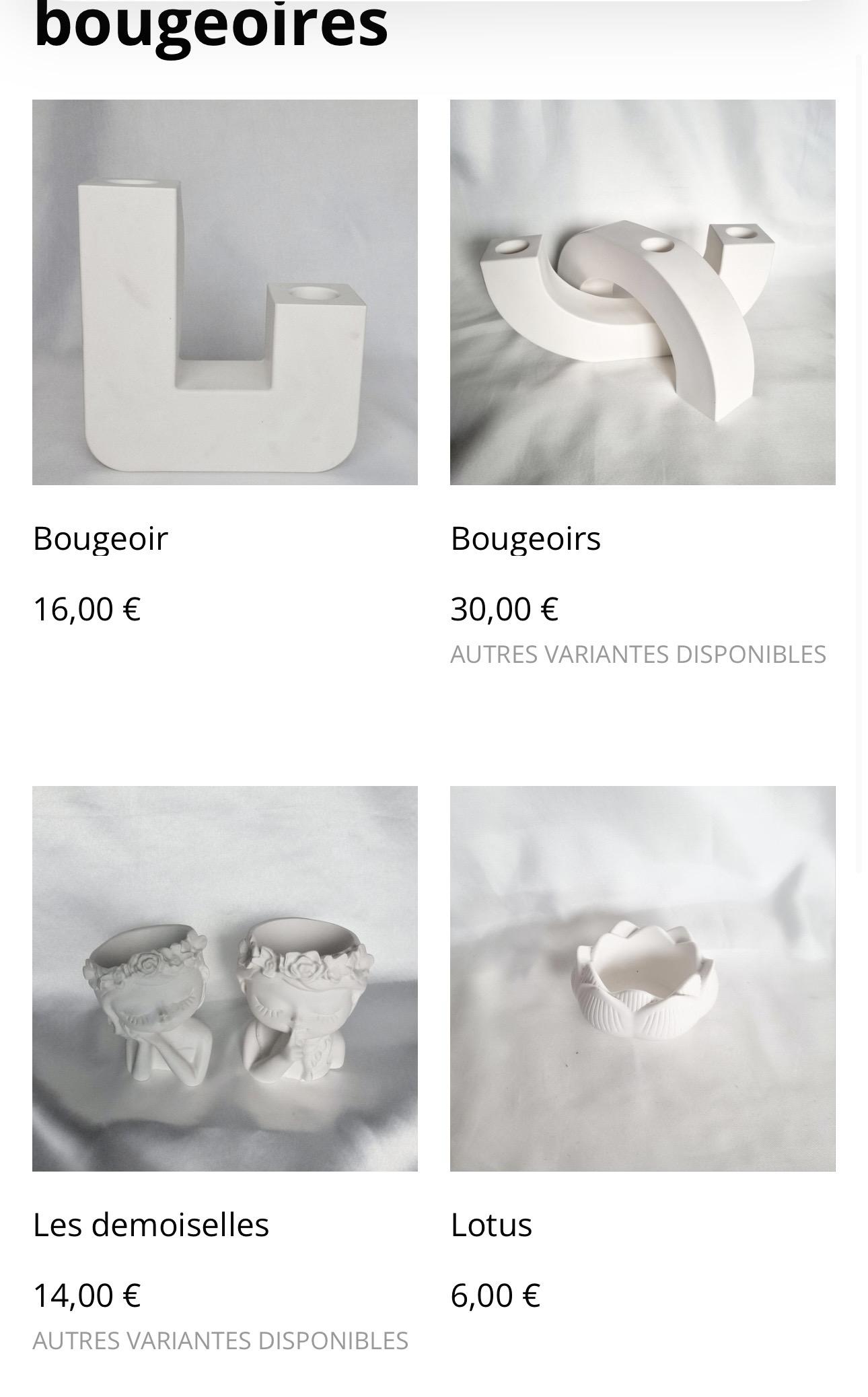 Photophores / bougeoires
