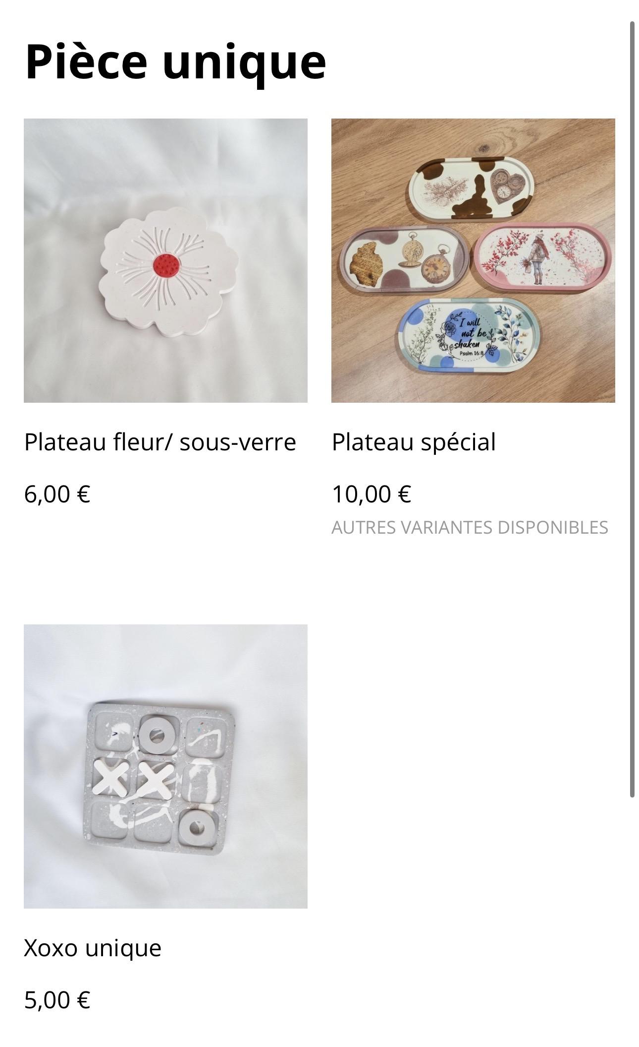 Pièce unique