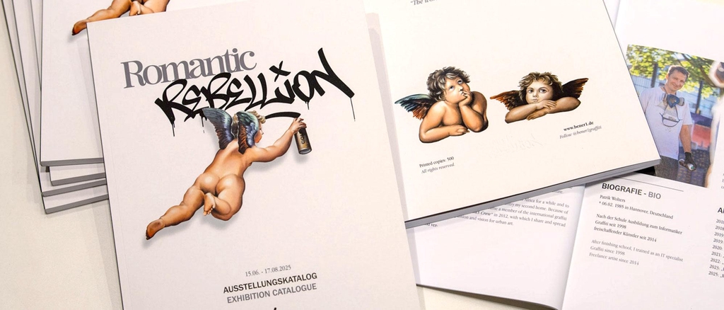 Produkte zur Ausstellung "Romantic Rebellion" von BeNeR