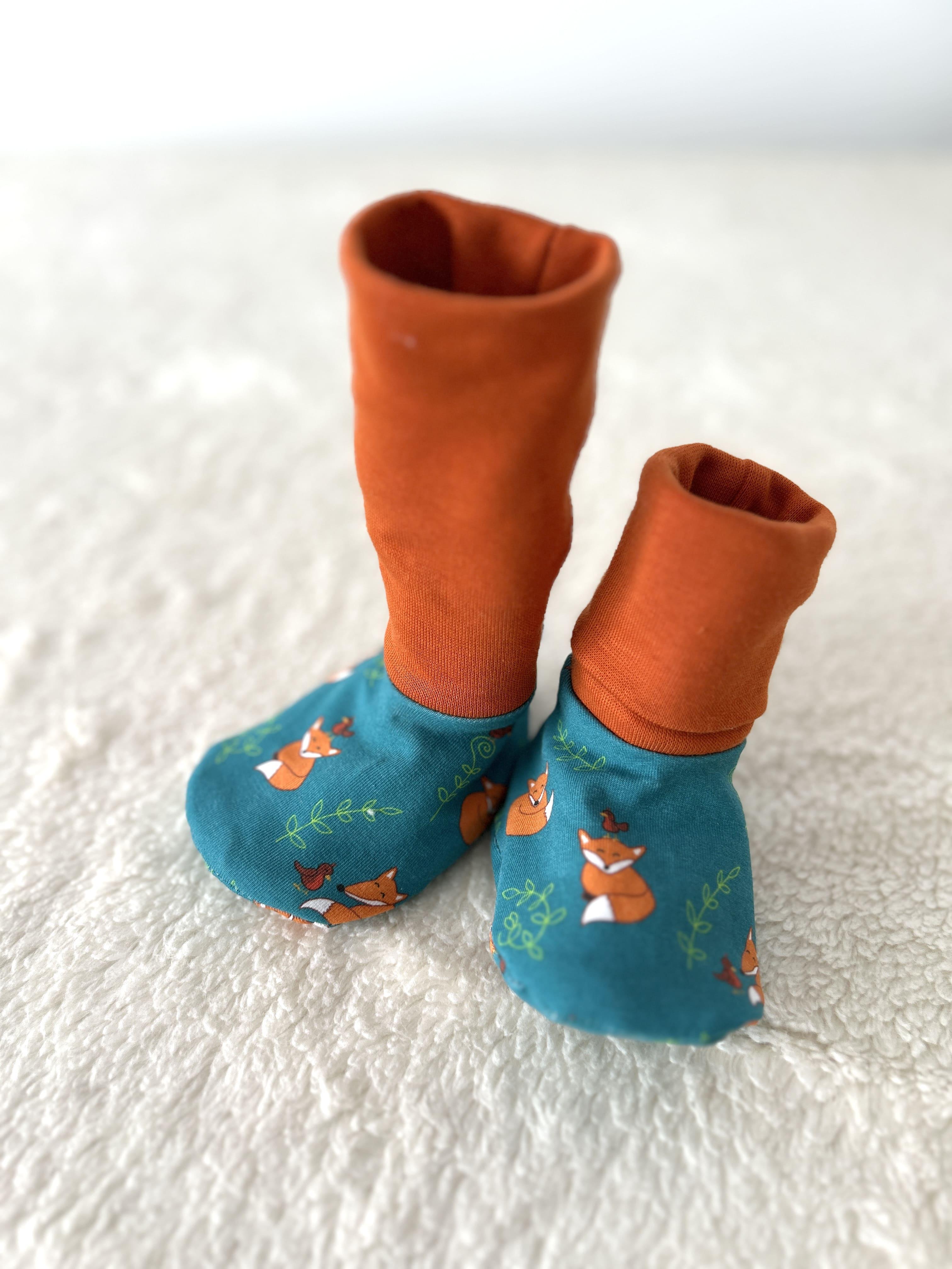 Chaussons-chaussettes bébé 0-3 mois