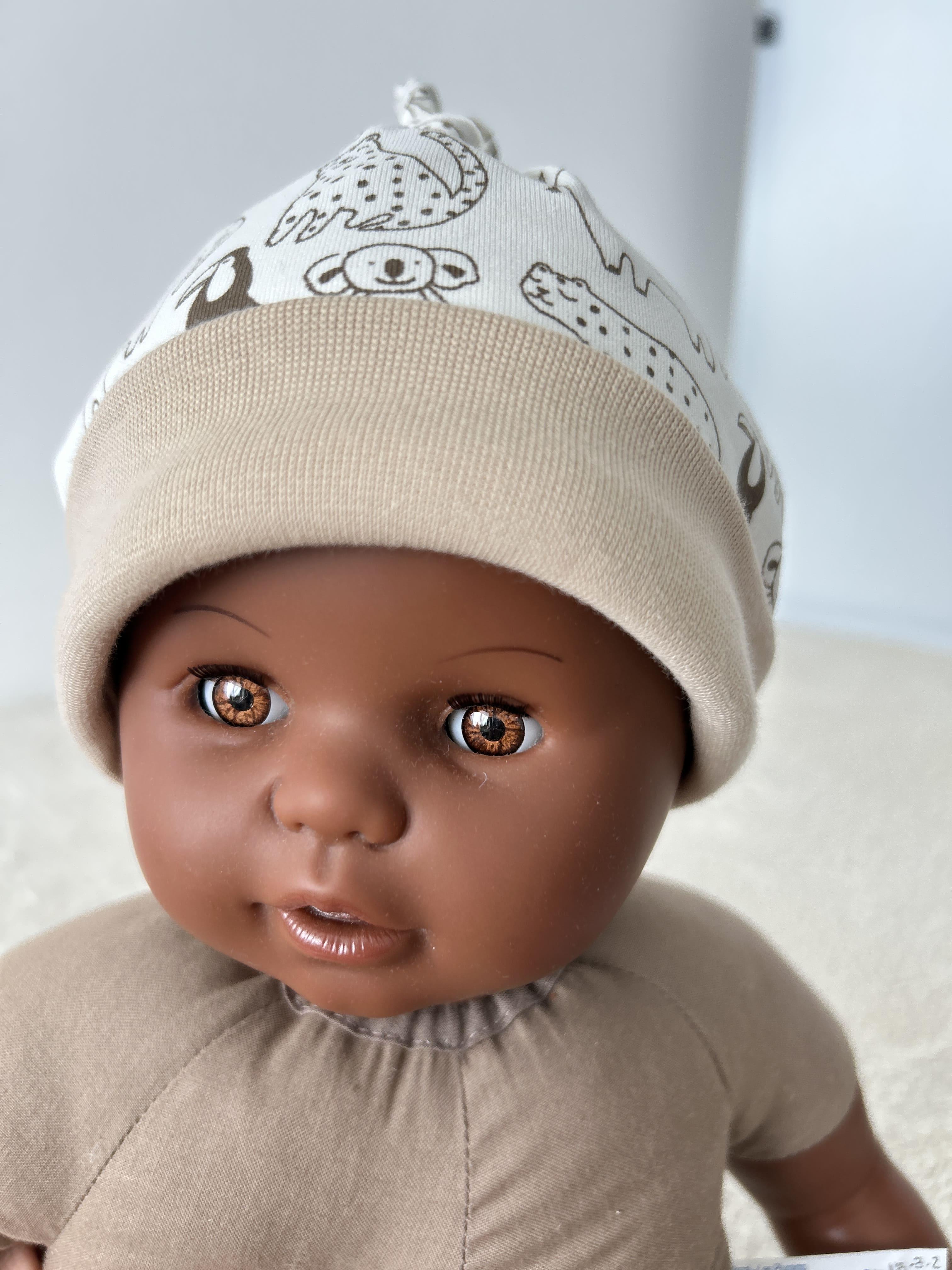 Bonnet naissance ajustable 0-3 mois