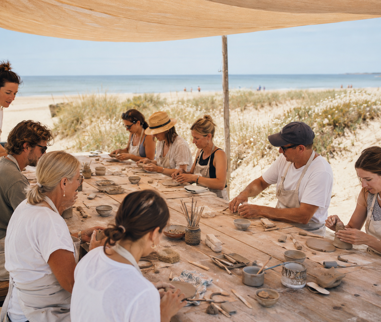 Ateliers céramique pour EVJF, team building & anniversaires (atelier mobile)