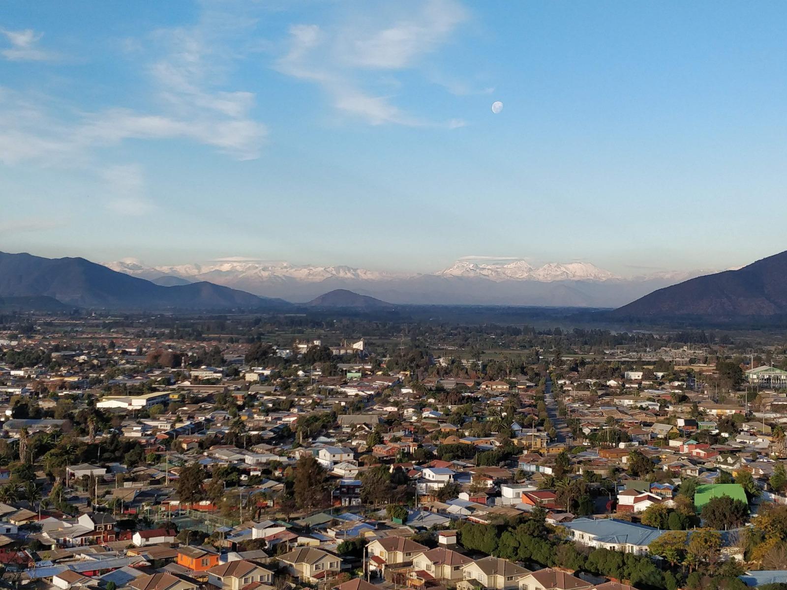 Melipilla, Chili et la cordillere
