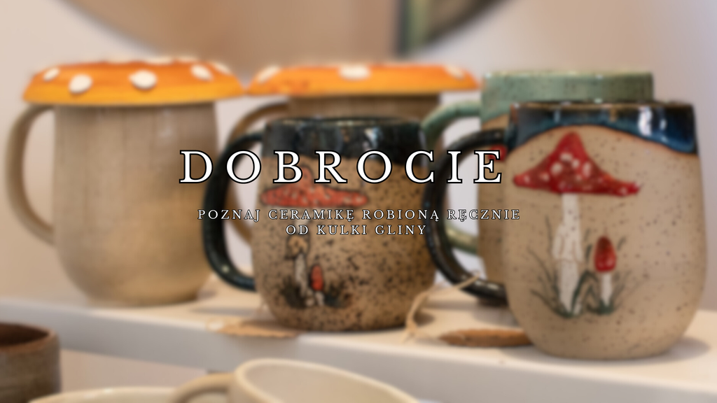 Sklep z piękną i praktyczną, ręcznie robioną ceramiką, tworzoną od podstaw przez jedną osobę w Polsce.