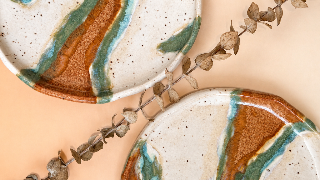 Rinocerâmica pottery plates