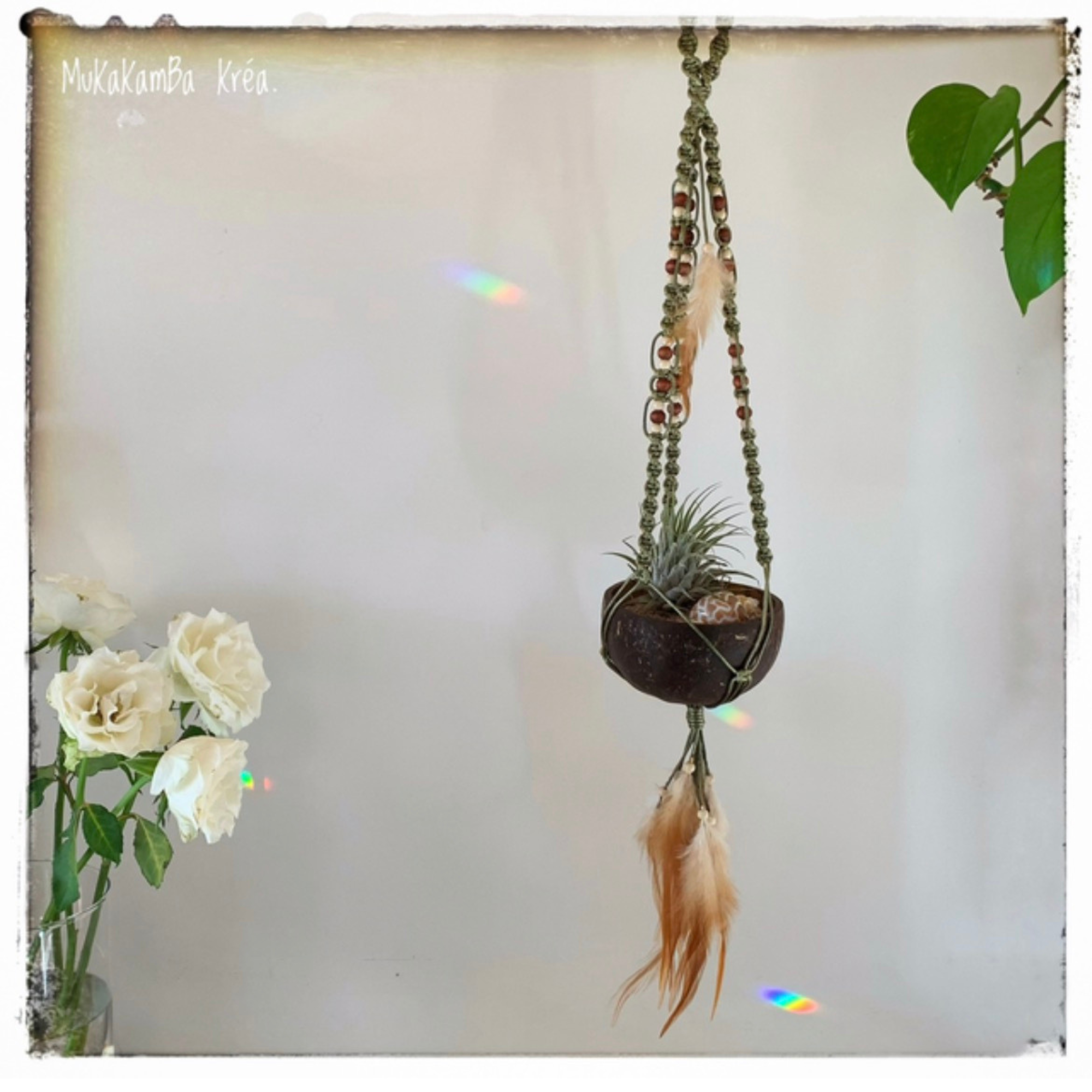 Suspensions en macramé