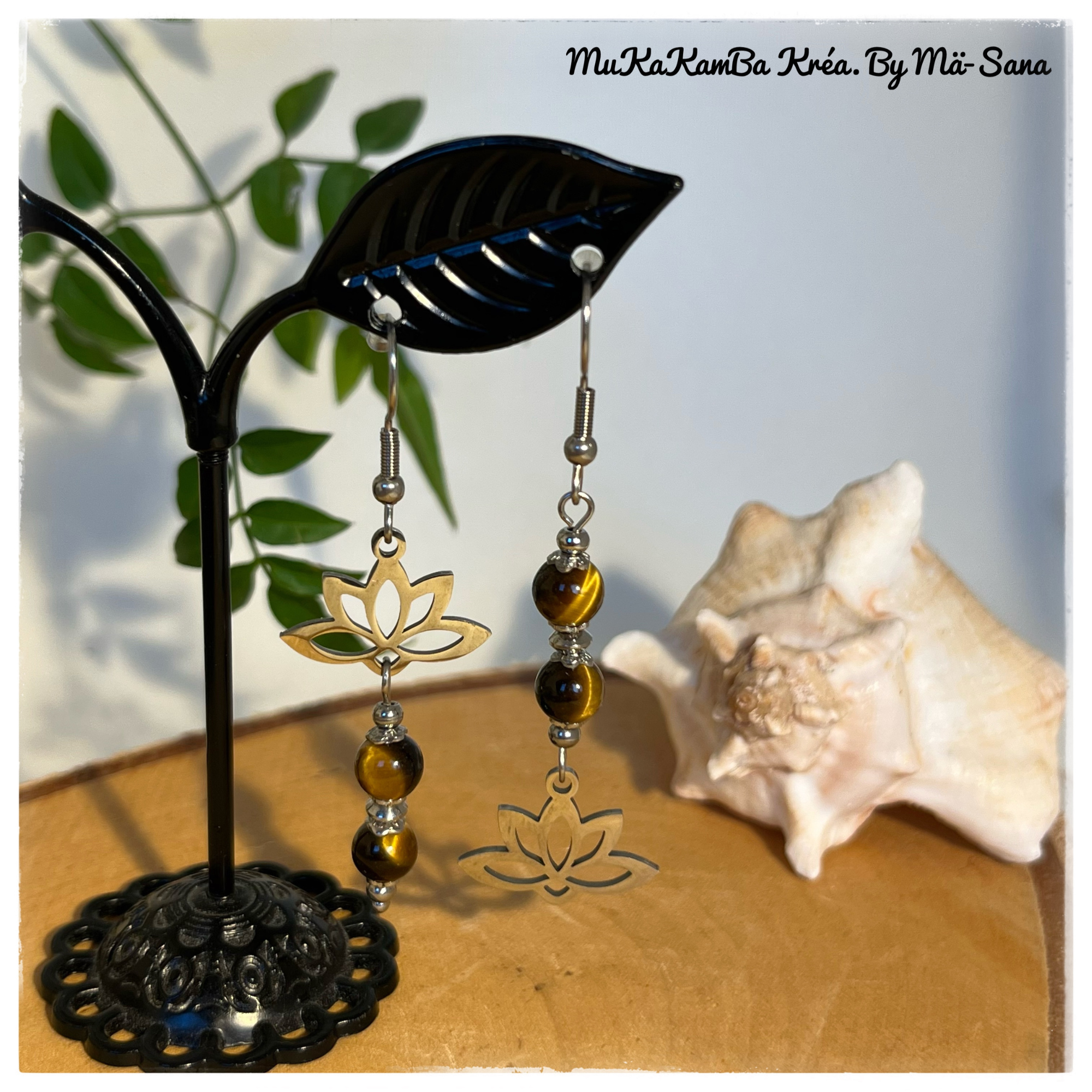Boucles d'oreilles Acier