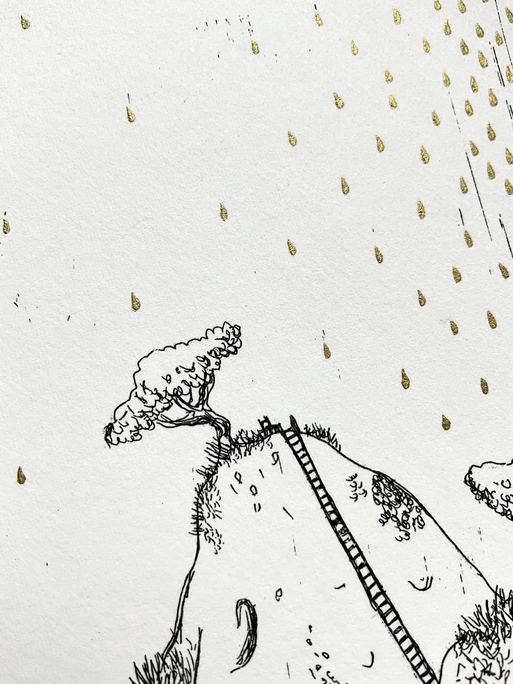 PakitAtelier
estampe contemporaine, gravure en taille douce et à l’eau-forte rehaussée à la main, atelier de gravure