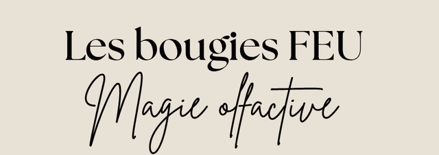 Logo Les Bougies Feu — Bougies Artisanales de Lithothérapie et Parfums d'Intérieur Faits Main en Ardèche.