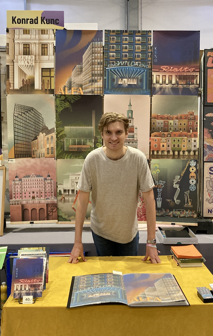 Konrad Kunc - ilustrator i autor plakatów architektonicznych