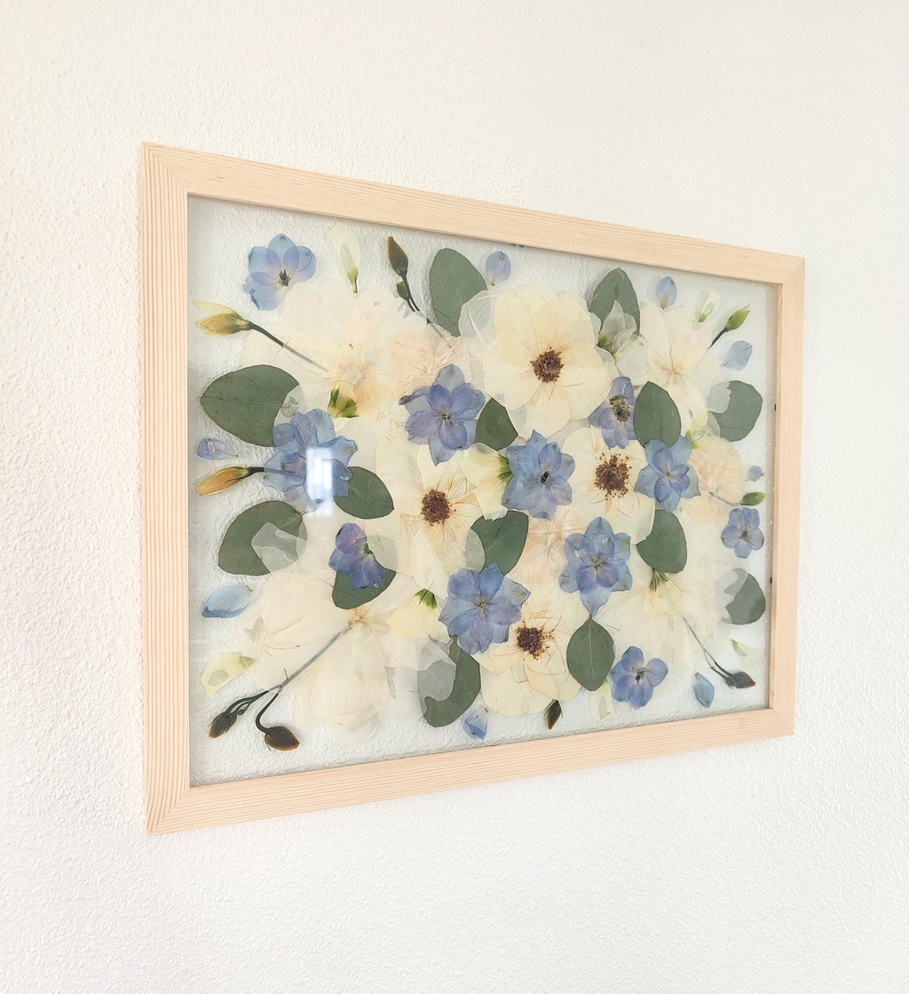 Conservation de bouquets ( mariage ou autre) en herbier. 