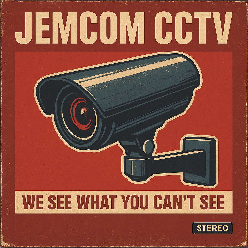 Here is a retro image of a cameras for the Jemcom CCTV Newsletter