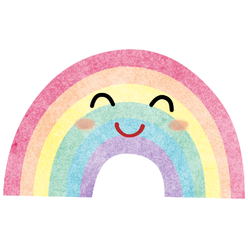 Made for Play.
Smiling rainbow.