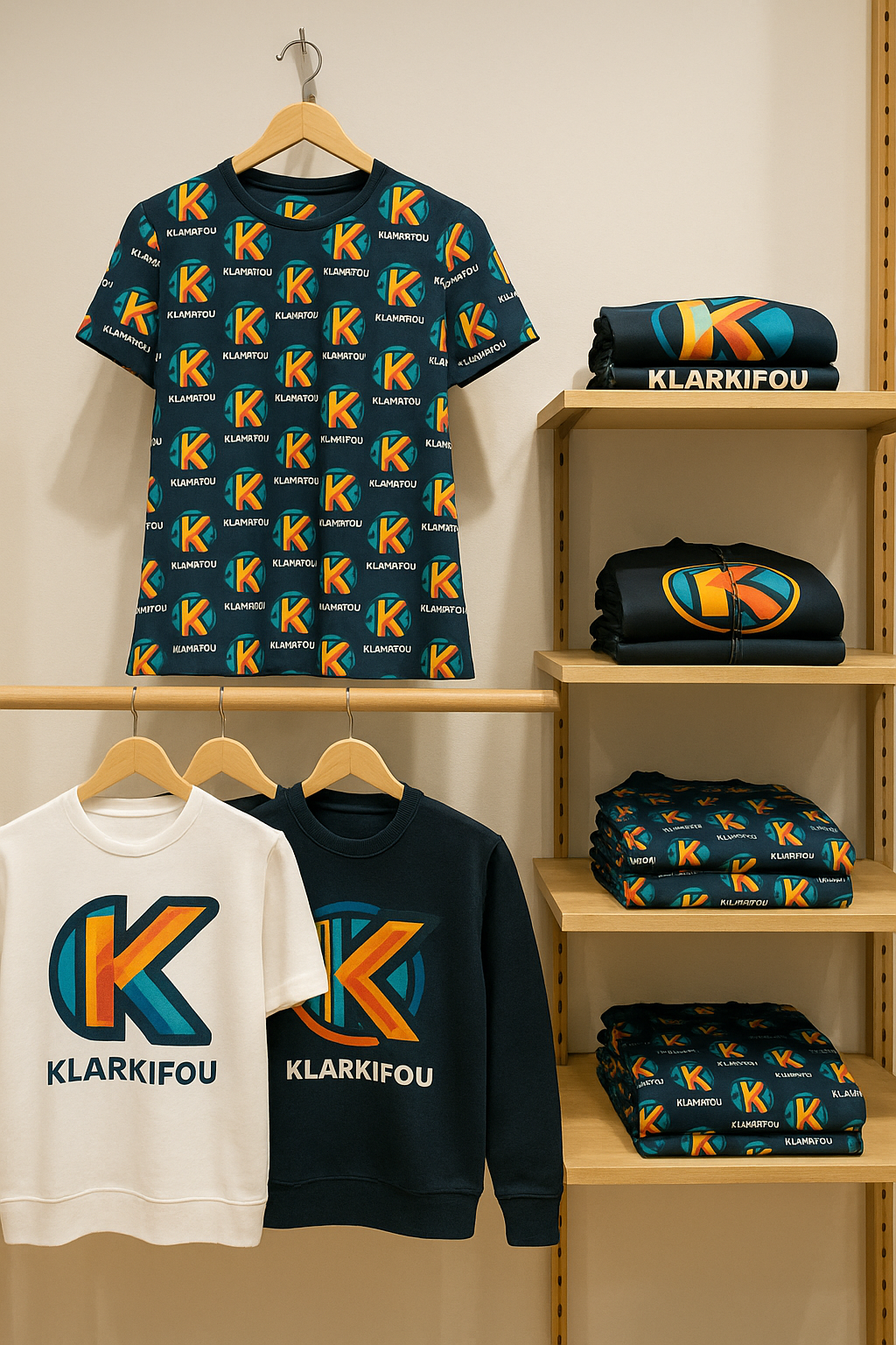 THE boutique pour les vêtements Klarkifou 