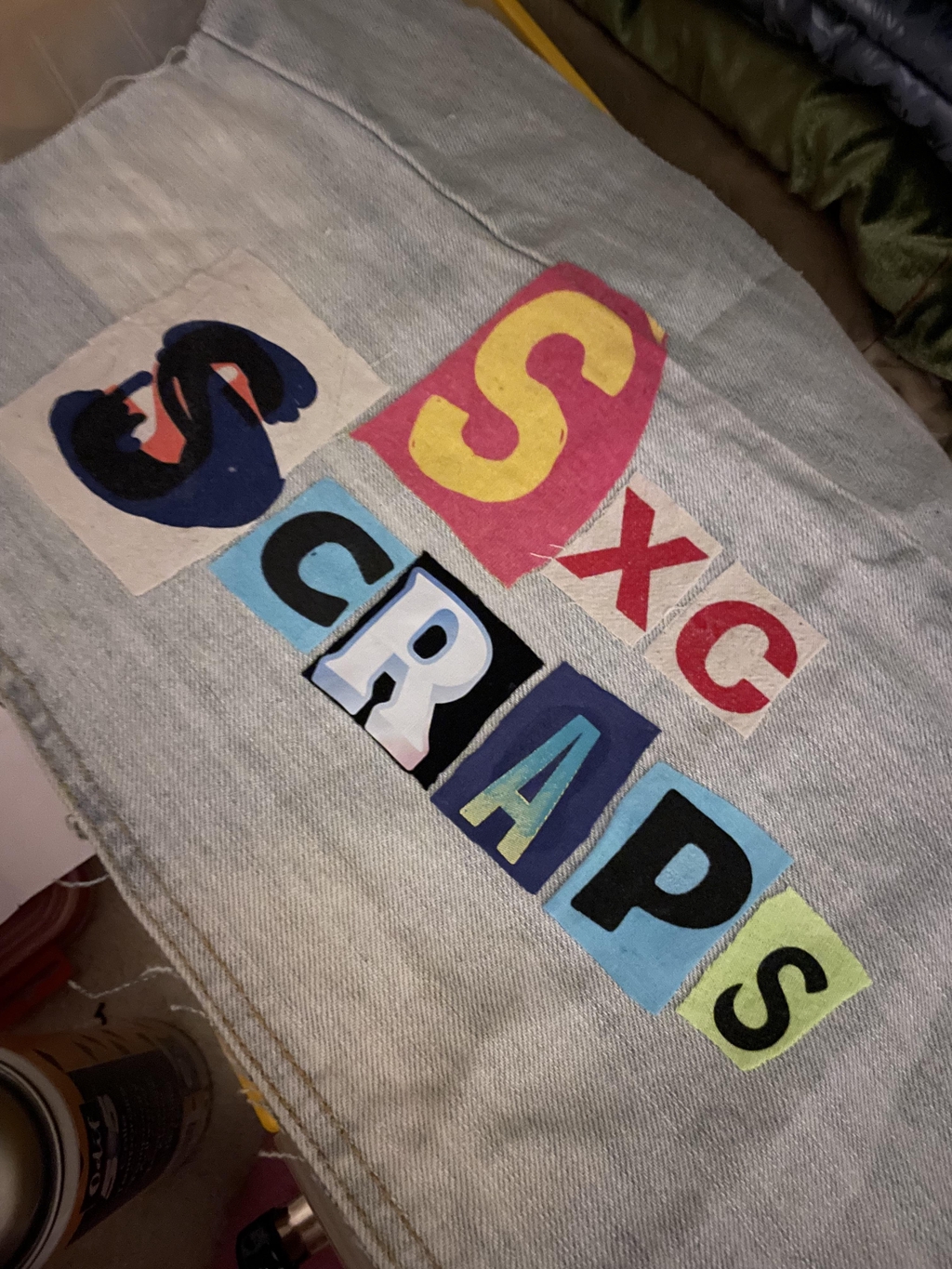 Ultimate Sxc Scrap Patch, made in the ‘newspaper ransom note’ style!