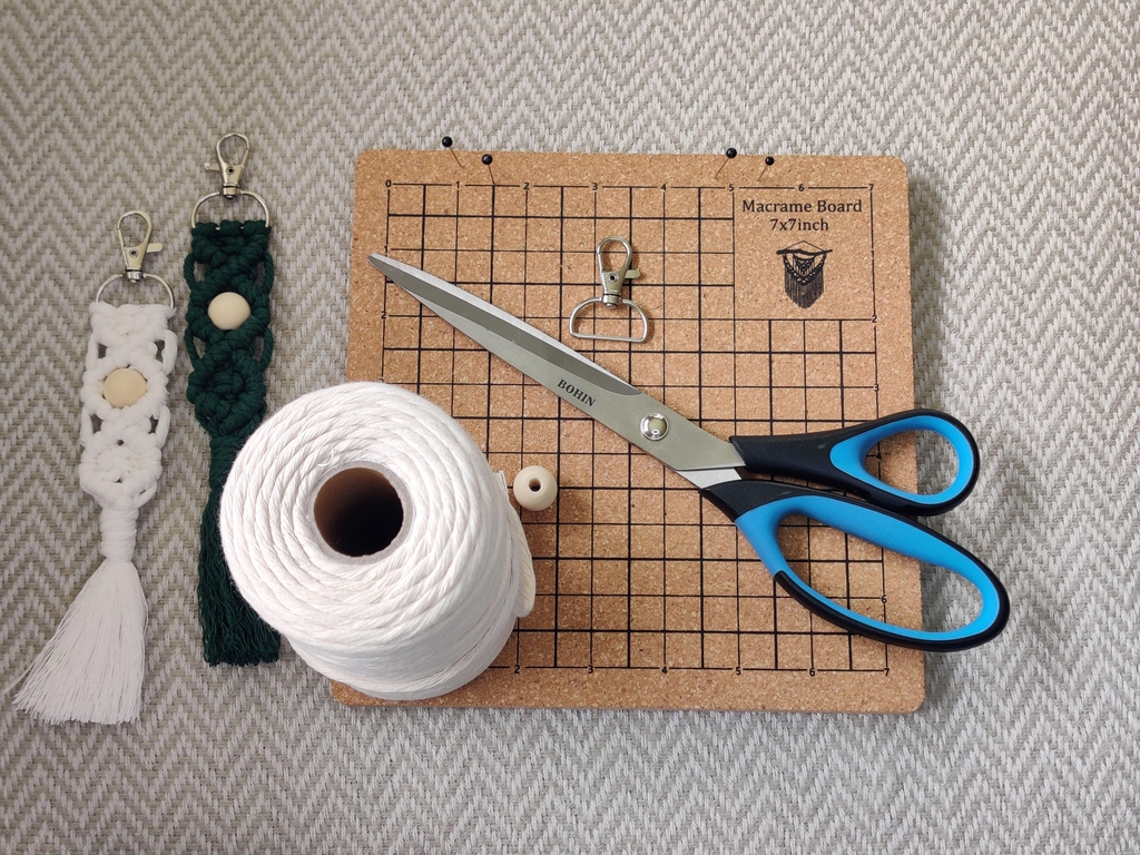 Set up initial pour projet en macramé fait main