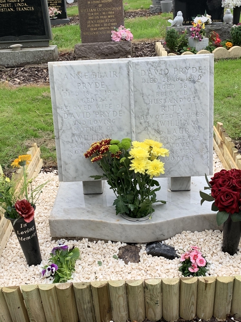 Headstone deep clean