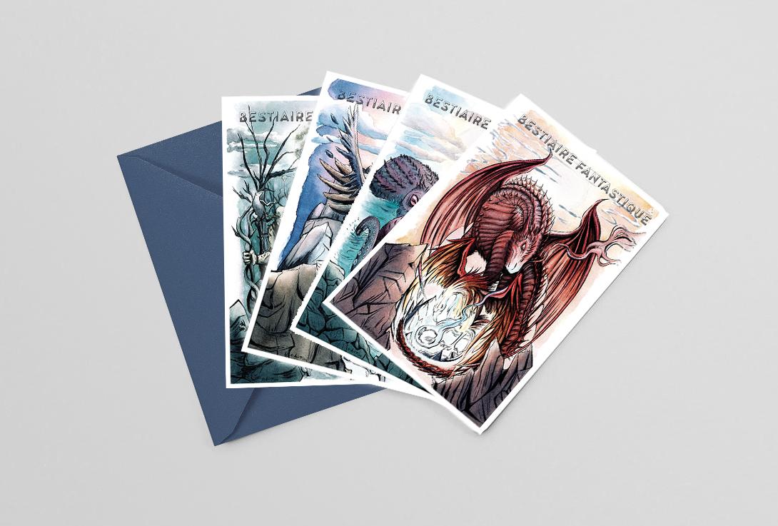 Lot d'illustrations