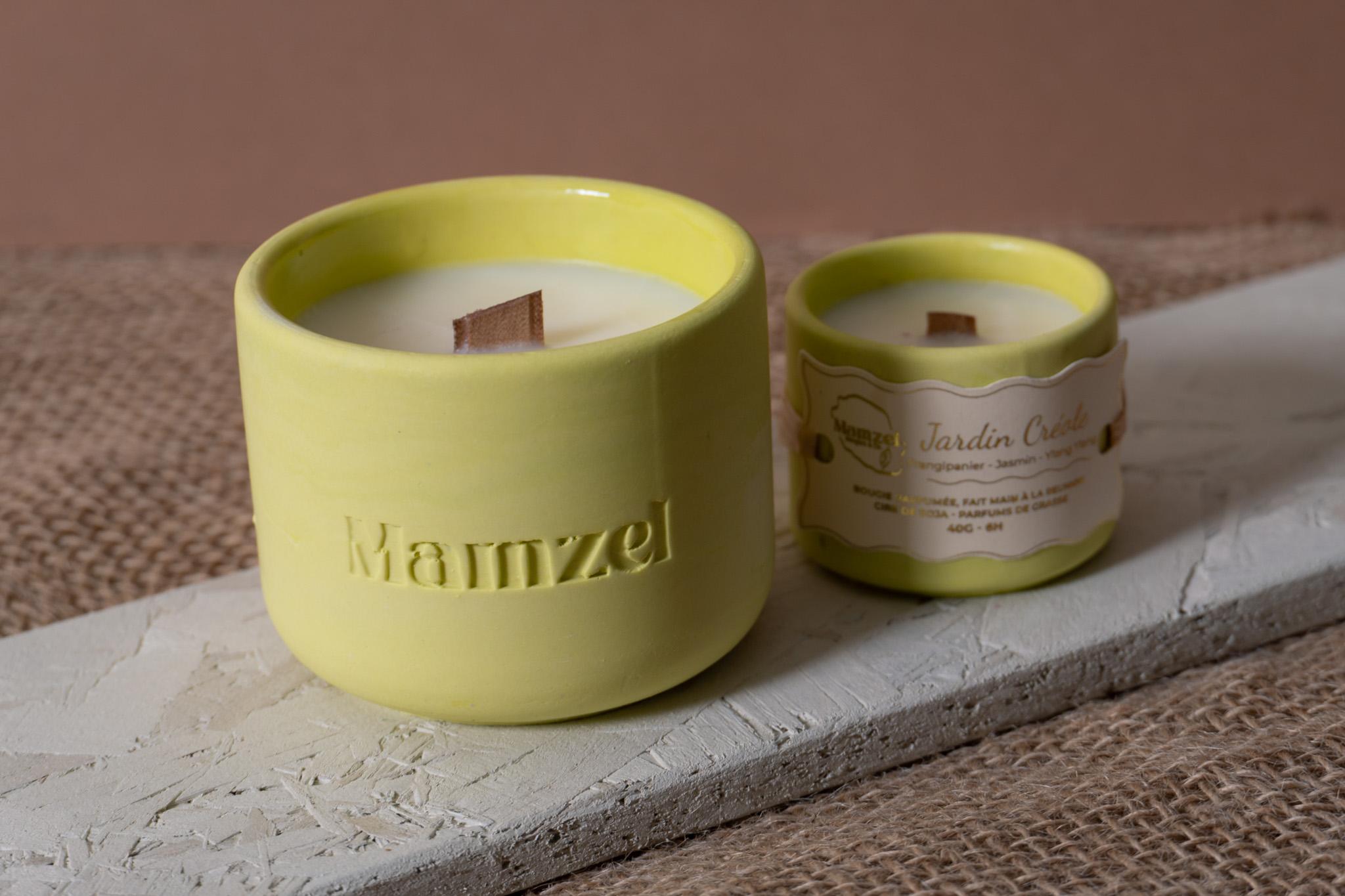 Bougies parfumées signature Mamzel