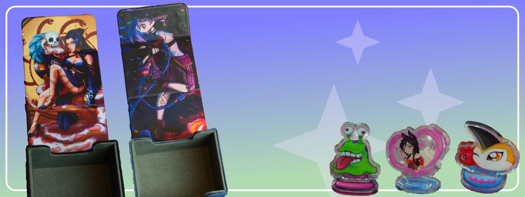 customized deckboxes with my artworks