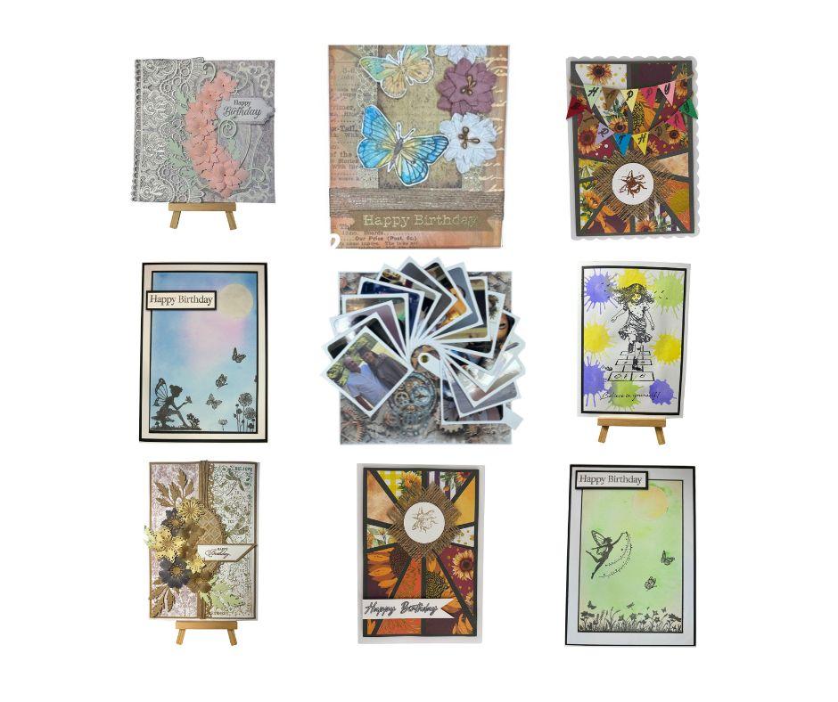 Elevate your greetings with our unique, handcrafted birthday cards. From 3D floral designs and intricate lace to whimsical fairy scenes and custom photo keepsakes, find the perfect one-of-a-kind card for your loved ones. Shop our artisan collection of premium, frame-worthy birthday greetings today.
Give a gift that lasts with our artistic birthday card collection. We specialize in mixed-media designs, including vintage butterfly motifs, elegant gold-leafing, and interactive photo fan cards. High-quality, textured cardstock and premium embellishments for a truly luxury finish.
Shop handcrafted birthday cards that double as mini-artworks. Explore a range of styles from rustic sunflowers to delicate papercraft and personalized photo displays. Premium quality and unique designs you won't find anywhere else. Order your bespoke greeting now!