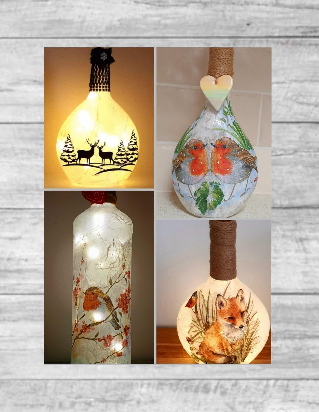 decorative bottle lights for the home