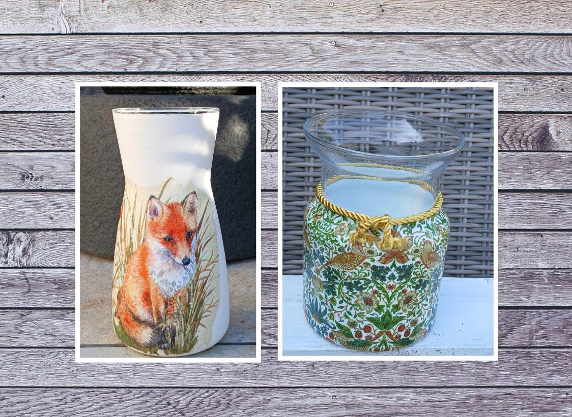 glass decorative vase for flowers