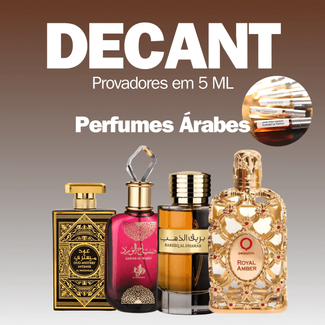 Os decants são uma forma prática e econômica de experimentar diferentes fragrâncias sem ter que comprar um frasco inteiro. Além disso, são uma forma mais sustentável de consumir, pois evitam o desperdício. 
 
O processo de decantagem não compromete as propriedades do perfume, como a fixação, o aroma e a longevidade. O perfume que está no decant é o mesmo que o do frasco original, sem misturas ou alterações. 
 